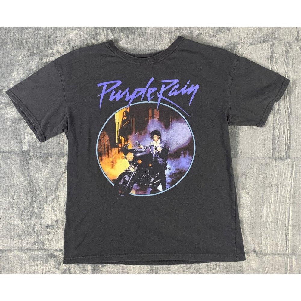 Prince Purple Rain Motorcyle Revolution T Shirt Size S Concert Tee Music Rock T